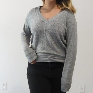 H&M relaxed grey sweater size S
